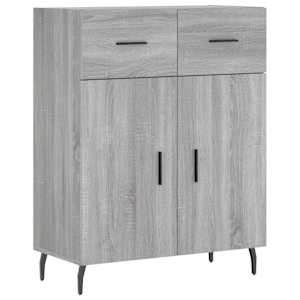 Skříň highboard šedá sonoma 69,5 x 34 x 180 cm kompozitní dřevo - obrázek 7