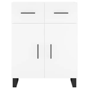 Skříň highboard bílá 69,5 x 34 x 180 cm kompozitní dřevo - obrázek 8
