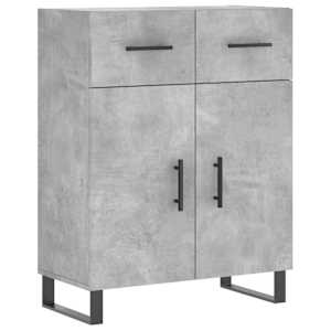 Skříň highboard betonově šedá 69,5x34x180 cm kompozitní dřevo - obrázek 7