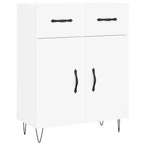 Skříň highboard bílá 69,5 x 34 x 180 cm kompozitní dřevo - obrázek 7