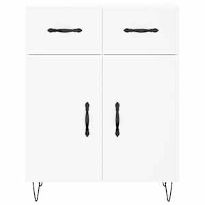 Skříň highboard bílá 69,5 x 34 x 180 cm kompozitní dřevo - obrázek 8
