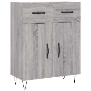 Skříň highboard šedá sonoma 69,5 x 34 x 180 cm kompozitní dřevo - obrázek 7