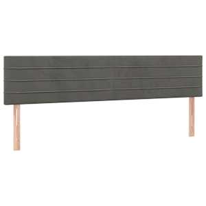 Box spring postel s matrací tmavě šedá 180x200 cm samet - obrázek 6