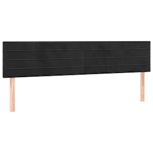 Box spring postel s matrací černá 180x200 cm samet - obrázek 6