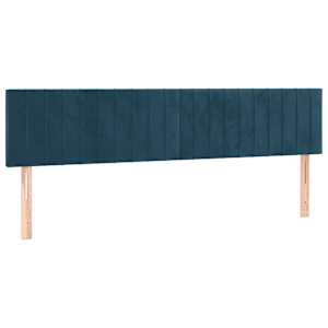 Box spring postel s matrací tmavě modrá 180x200 cm samet - obrázek 6