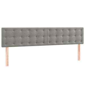 Box spring postel s matrací světle šedá 160x200 cm samet - obrázek 6