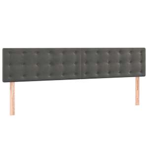Box spring postel s matrací tmavě šedá 180x200 cm samet - obrázek 6
