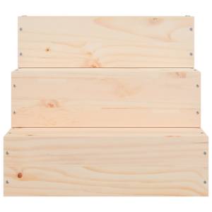 Schůdky pro domácí zvířata 40x37,5x35 cm masivní borové dřevo - obrázek 4