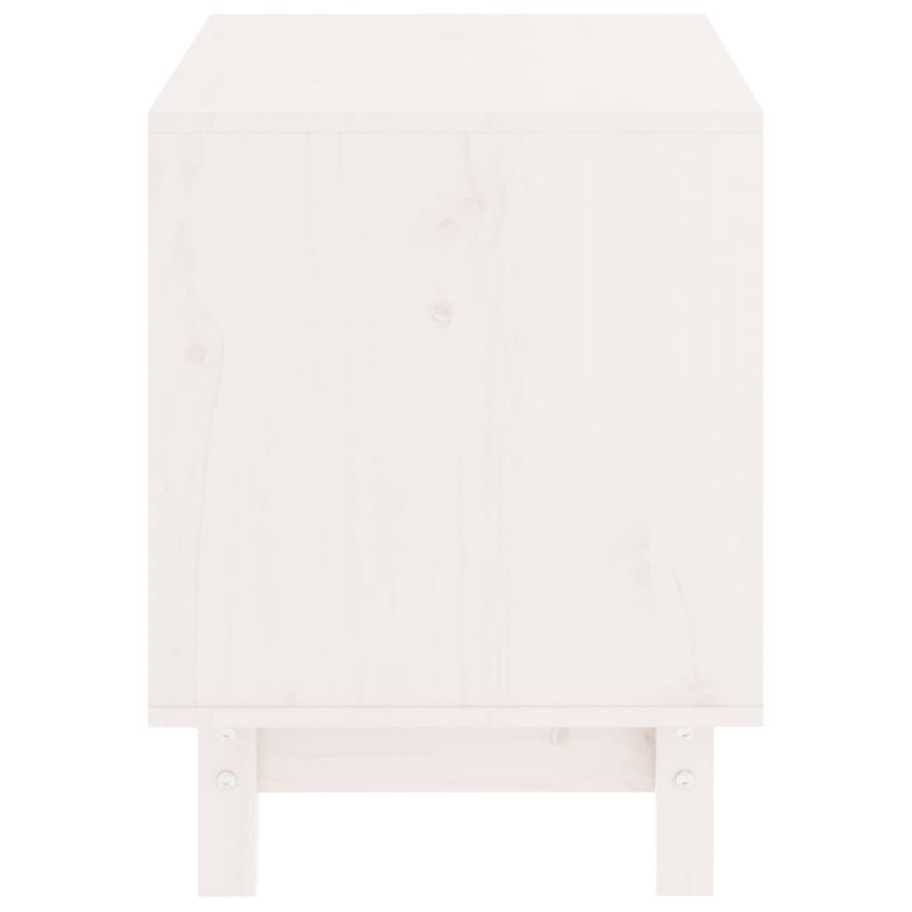 Casetta Per Cani Bianco 50x40x52 Cm In Legno Massello Di Pino VidaXL 17 width=274