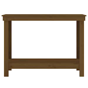 Dílenský stůl medově hnědý 110x50x80 cm masivní borovice - obrázek 5