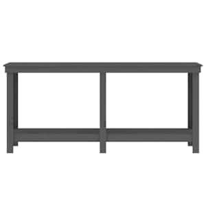 Dílenský stůl šedý 180 x 50 x 80 cm masivní borovice - obrázek 5