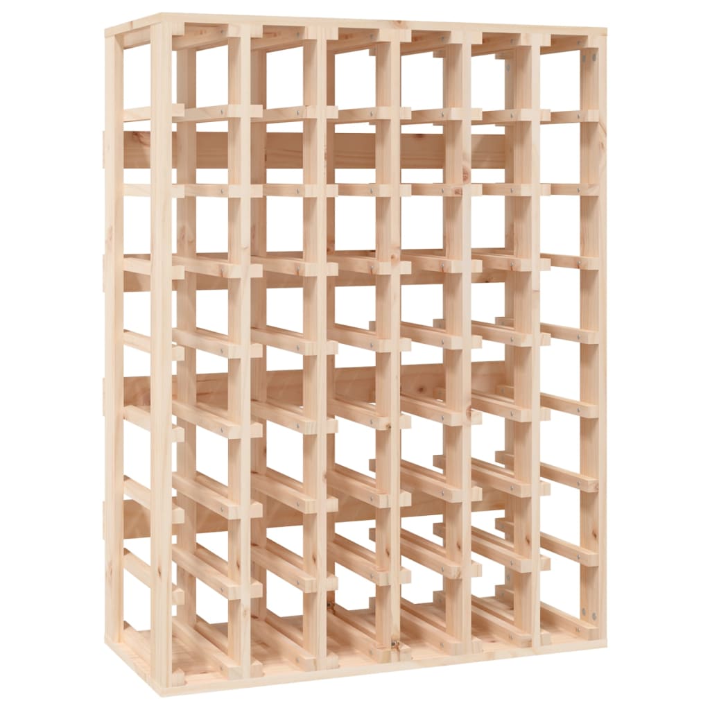 vidaXL Regál na víno 70 x 33 x 94 cm masivní borové dřevo