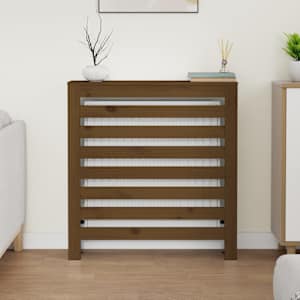 vidaXL radiatora pārsegs, medus brūns, 79,5x19x84 cm, priedes koks