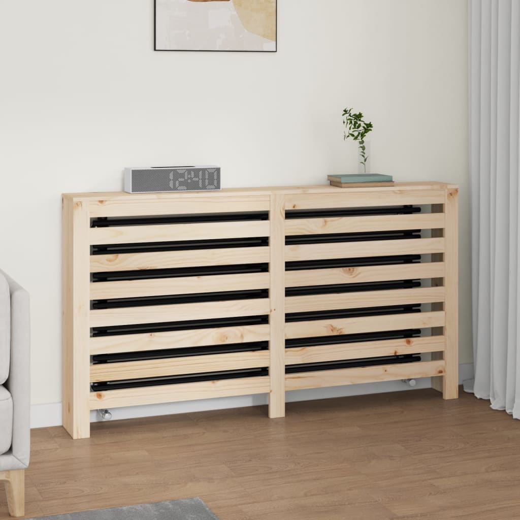 Cache-radiateur 153x19x84 cm Bois massif de pin