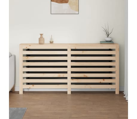 vidaXL Radiatorombouw 104x20x82 cm bewerkt hout artisanaal eikenkleur