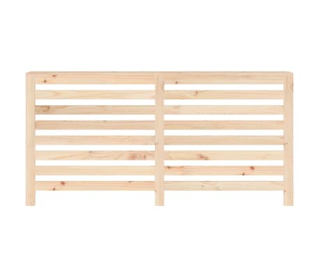 vidaXL Radiatorafdekking Grijs Sonoma 152 x 19 x 81,5 cm Bewerkt hout