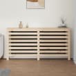 vidaXL Radiatorombouw 169x19x84 cm massief grenenhout grijs, radiatorbekleding, houten radiatorombouw, verwarmingshoes, grenen radiatorombouw