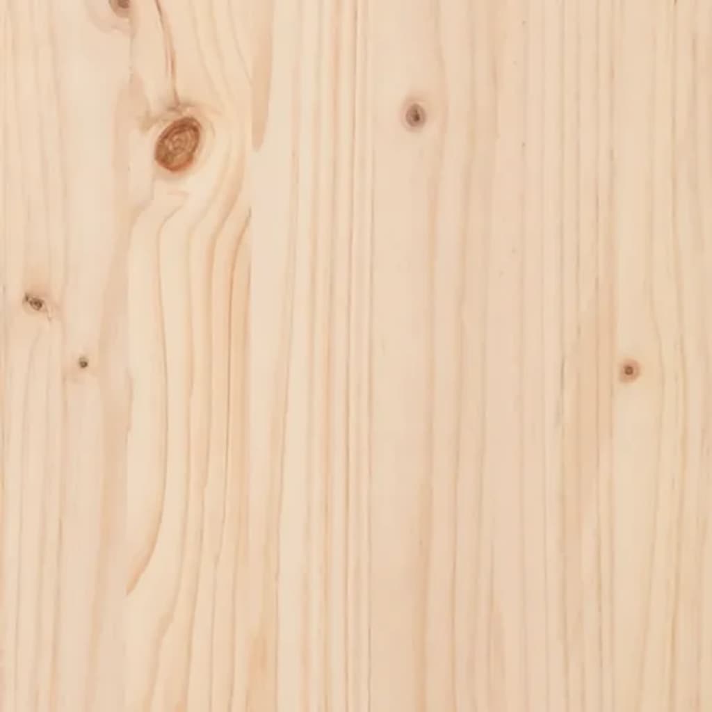 Tömör fenyőfa rönktároló 33,5 x 30 x 110 cm 