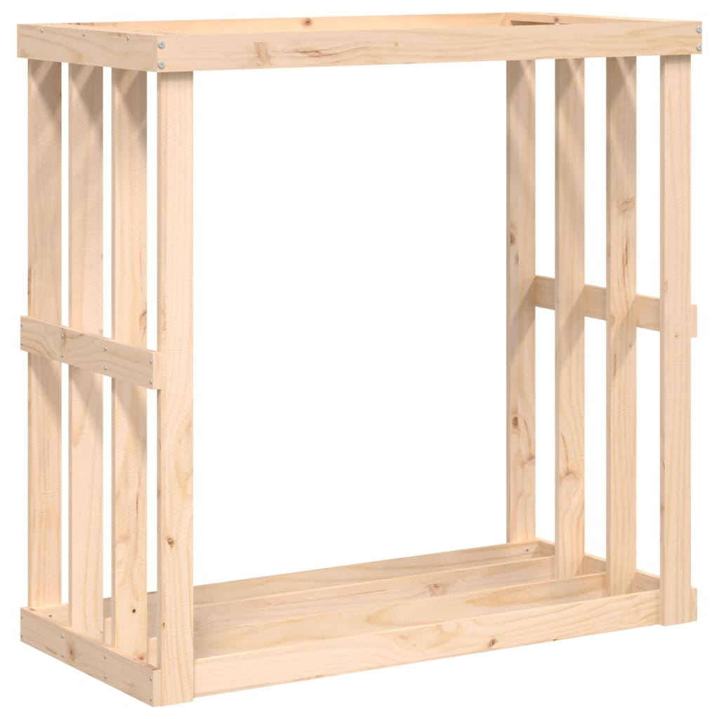 vidaXL Venkovní stojan na dřevo 108 x 52 x 106 cm masivní borovice