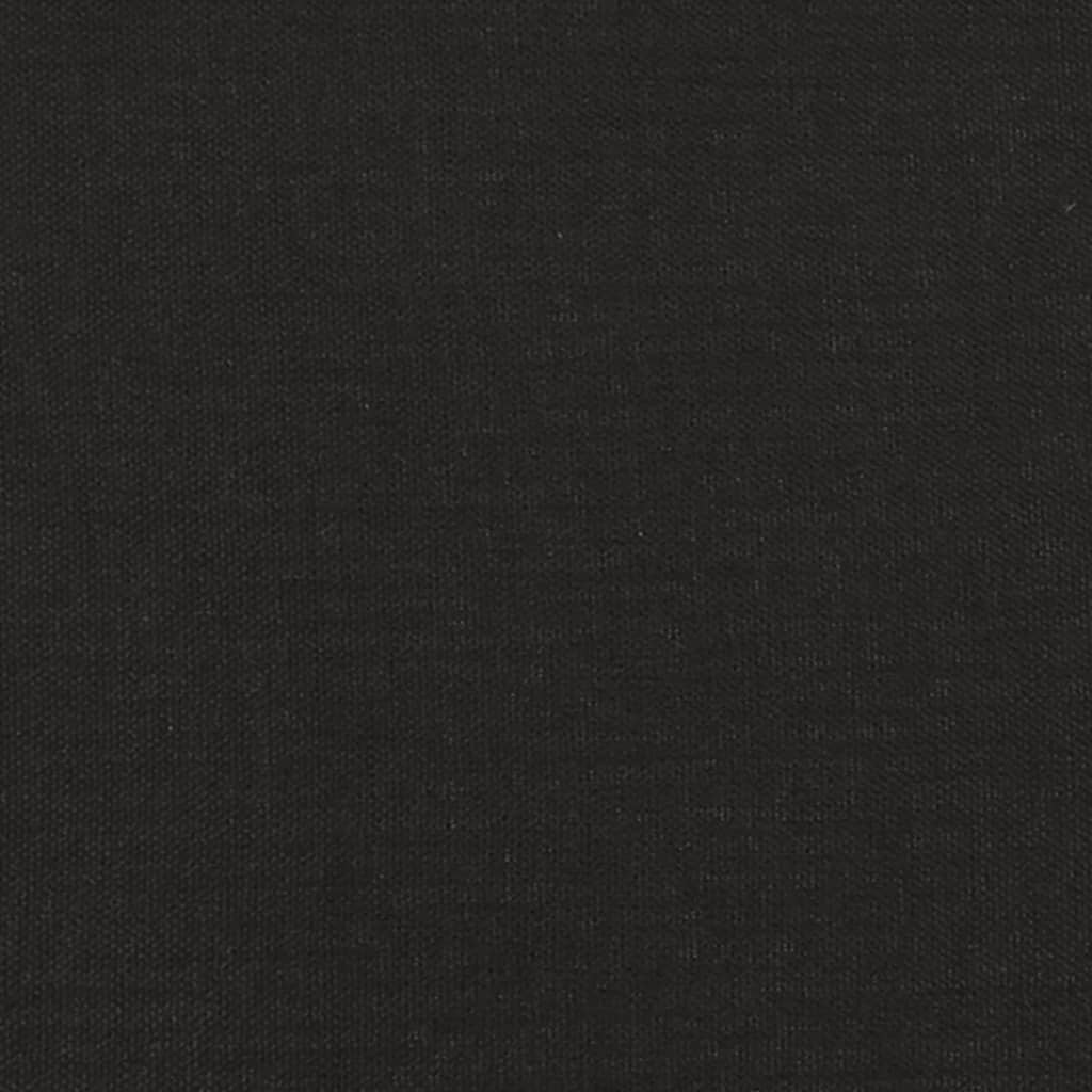 Fotoliu de masaj cu ridicare, negru, material textil