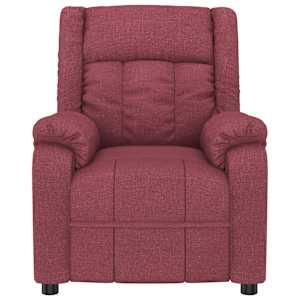Elektrické masážní křeslo vínové textil - obrázek 4
