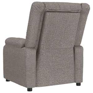 Elektrické masážní křeslo taupe textil - obrázek 6