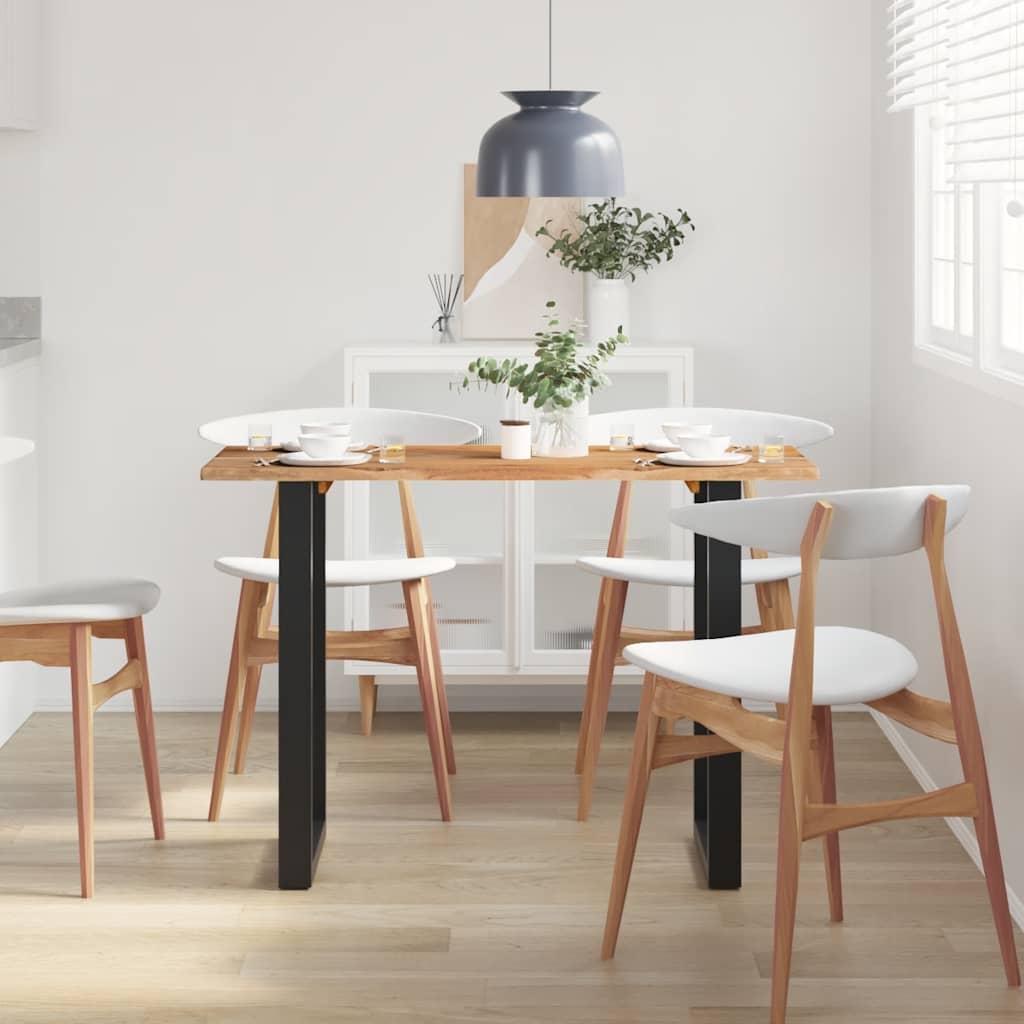 vidaXL Eettafel 110x50x76 cm massief acaciahout