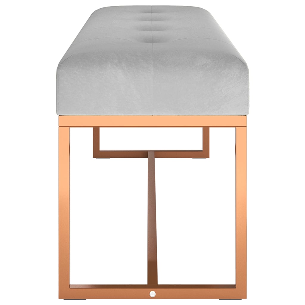 Ławka 110x36x45cm aksamitna ławka korytarzowa ławka pościelowa ławka tapicerowana duży wybór vidaXL - Zdjęcie 26 z 28