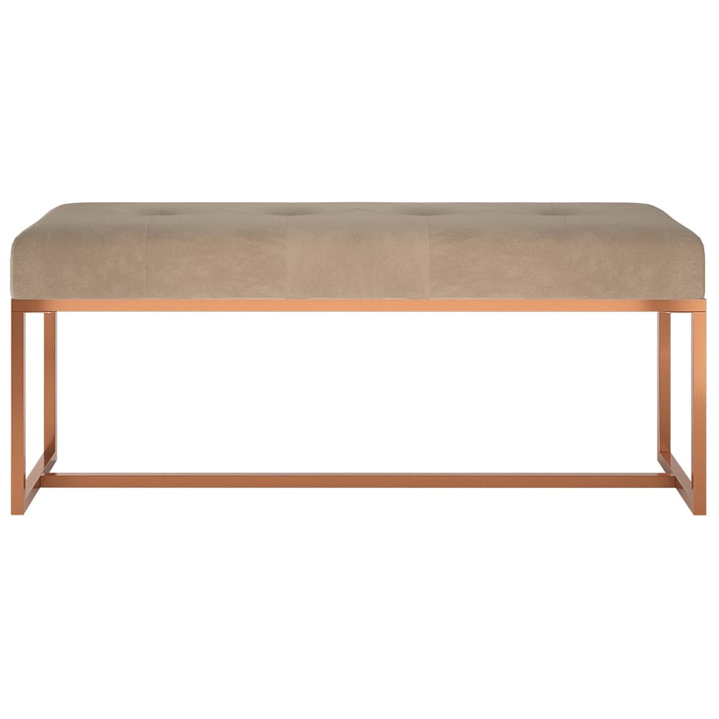 Ławka 110x36x45cm aksamitna ławka korytarzowa ławka pościelowa ławka tapicerowana duży wybór vidaXL - Zdjęcie 7 z 28