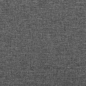 Box spring postelja z vzmetnico temno siva 120x200 cm blago - slika 8