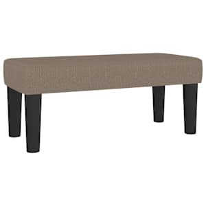 Box spring postel s matrací taupe 80x200 cm textil - obrázek 7