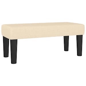 Box spring postel s matrací krémová 90x190 cm textil - obrázek 7