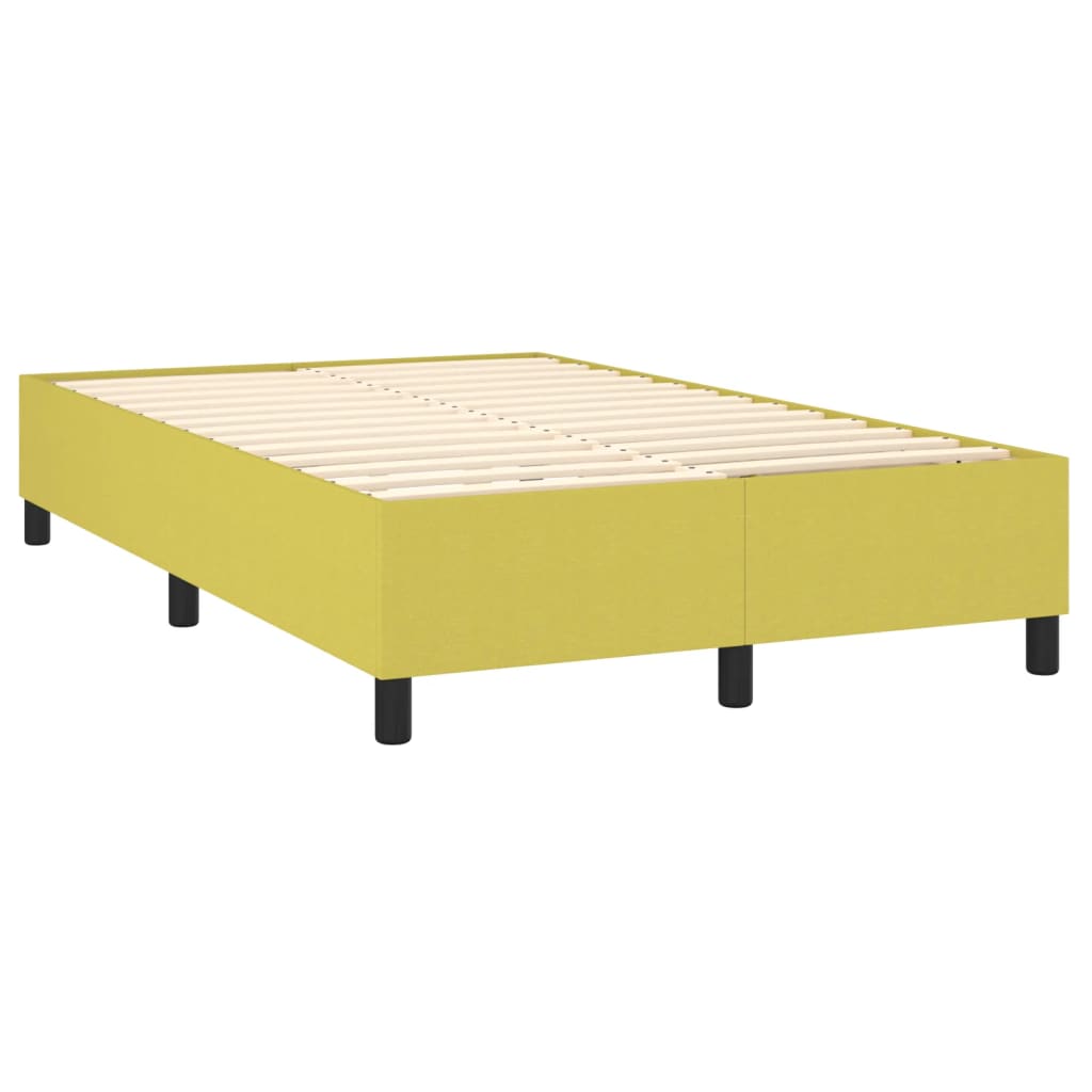 Box spring postel s matrací světle zelená 120x200 cm textil - obrázek 5