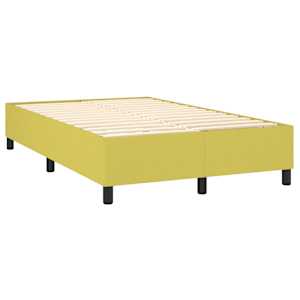 Box spring postel s matrací světle zelená 120x200 cm textil - obrázek 5