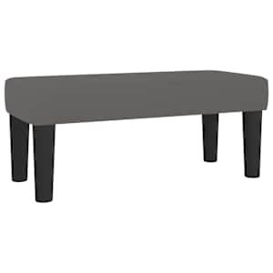 Box spring postel s matrací šedá 90x190 cm umělá kůže - obrázek 7
