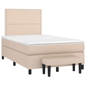 vidaXL &Kappa;&rho;&epsilon;&beta;ά&tau;&iota; Boxspring &mu;&epsilon; &Sigma;&tau;&rho;ώ&mu;&alpha; &Kappa;&alpha;&pi;&omicron;&upsilon;&tau;&sigma;ί&nu;&omicron; 120x200&epsilon;&kappa;.&alpha;&pi;ό &Sigma;&upsilon;&nu;&theta;.&Delta;έ&rho;&mu;&alpha;