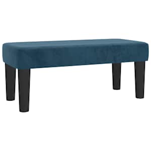 Box spring postelja z vzmetnico temno modra 120x200 cm žamet - slika 7