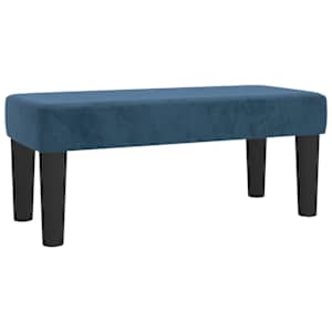 Box spring postel s matrací tmavě modrá 80 x 200 cm samet - obrázek 7