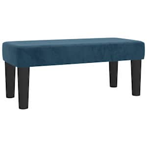 Box spring postelja z vzmetnico temno modra 120x200 cm žamet - slika 7