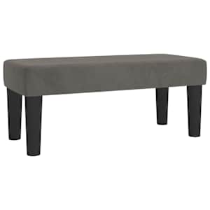 Box spring postel s matrací tmavě šedá 90x190 cm samet - obrázek 7