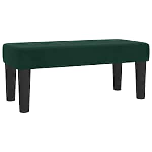 Box spring postel s matrací tmavě zelená 90x190 cm samet - obrázek 7