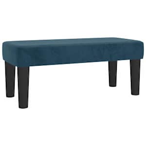 Box spring postel s matrací tmavě modrá 90x190 cm samet - obrázek 7