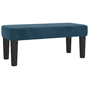 Box spring postelja z vzmetnico temno modra 90x200 cm žamet - slika 7