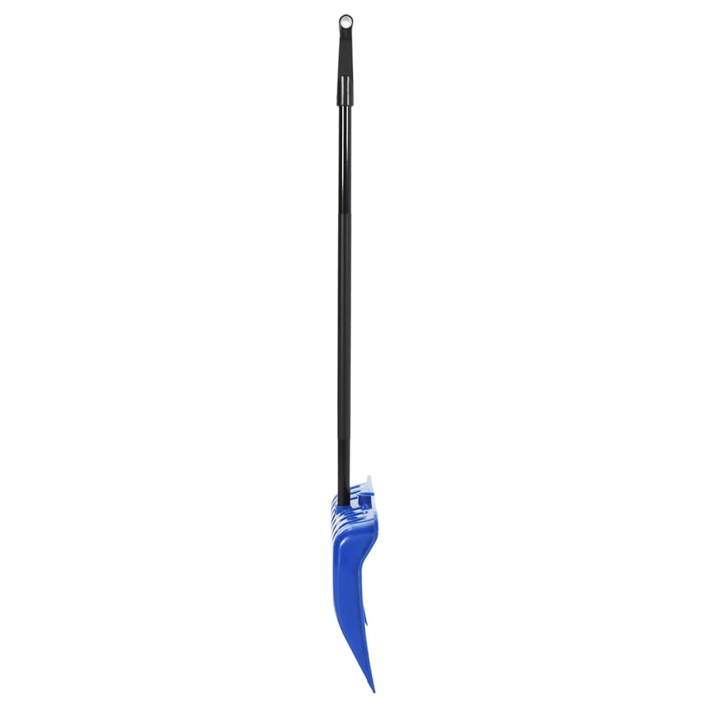 Thumbnail - vidaXL Schneeschaufel Blau 147 cm Metall