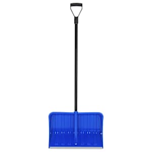 Lopata na sníh modrá 147 cm kov - obrázek 2