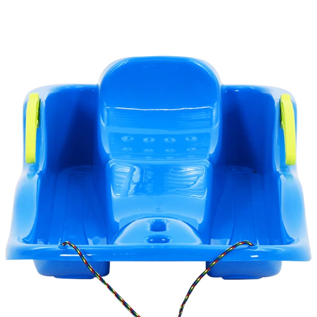 vidaXL Slee met remmen 87x40x18 cm polypropeen blauw afbeelding