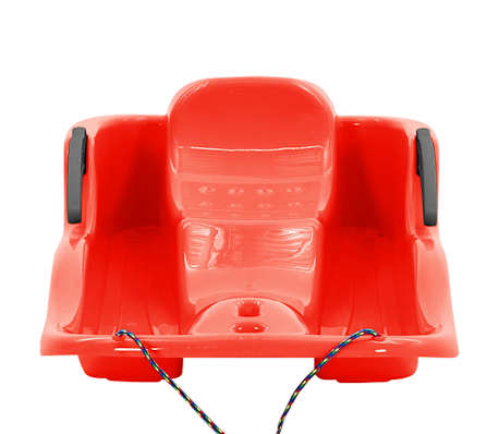 vidaXL Rogės su stabdžiais, raudonos, 87x40x18cm, polipropilenas