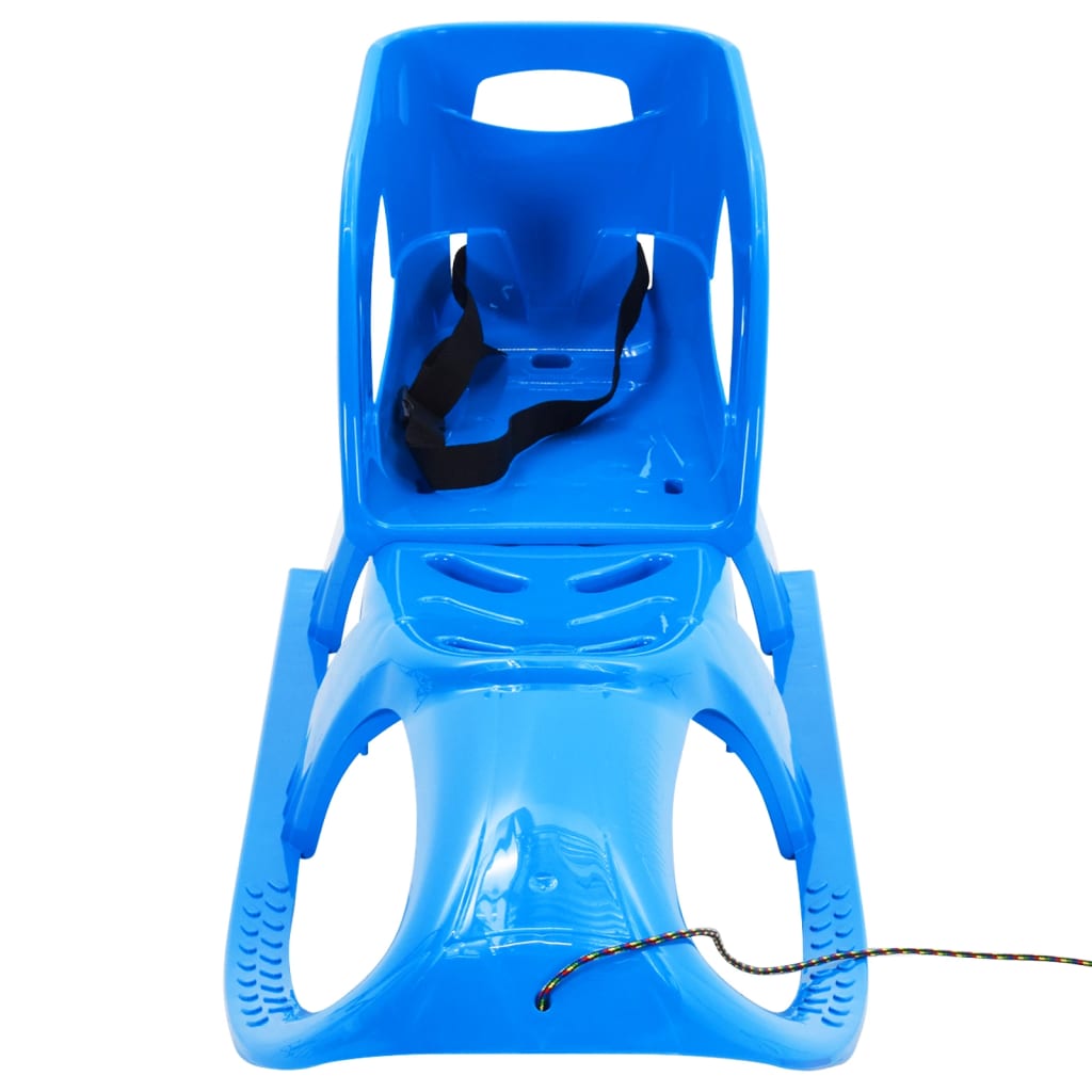Kék polipropilén szánkó üléssel 102,5 x 40 x 23 cm 