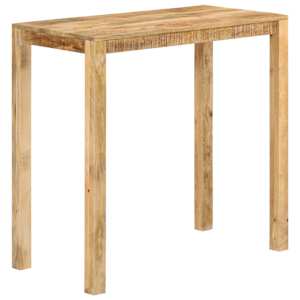 Barový stůl 112 x 55 x 108 cm masivní mangovníkové dřevo - obrázek 1