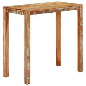 Barový stůl 112 x 55 x 108 cm masivní recyklované dřevo - obrázek 1